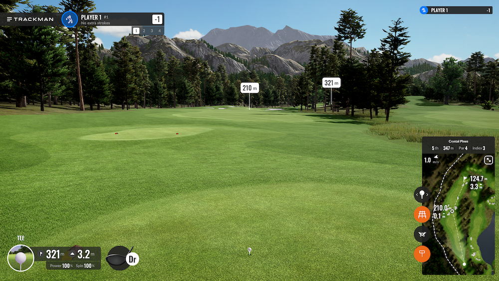 トラックマン4の画面の画像